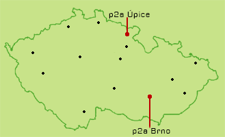 PROCHÁZKA ARCHITEKTI - mapa